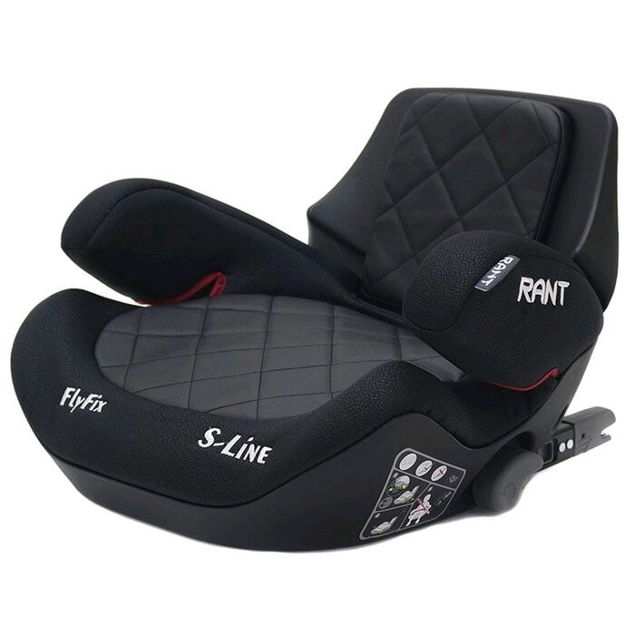 Автокресло RANT Flyfix, группа 2/3 (15-36 кг), цвет black от компании Интернет-гипермаркет «MALL24» - фото 1