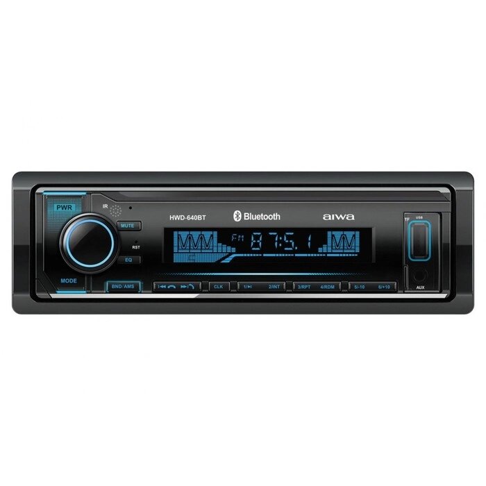 Автомагнитола AIWA MP3/WMA HWD-640BT, IOS/Android, radio, bluetooth от компании Интернет-гипермаркет «MALL24» - фото 1