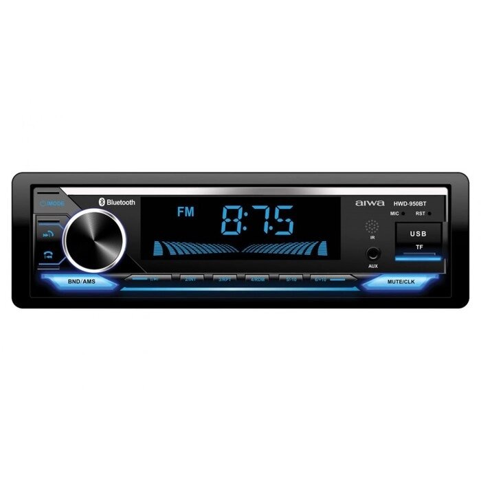 Автомагнитола AIWA MP3/WMA HWD-950BT, IOS/Android, radio, bluetooth от компании Интернет-гипермаркет «MALL24» - фото 1