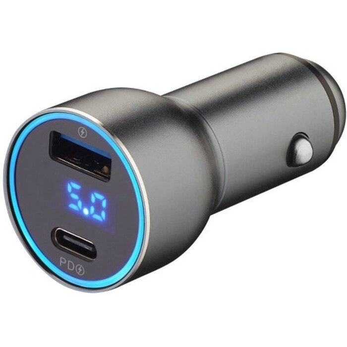 Автомобильное зарядное устройство Deppa (11294) USB-C, USB A, QC 3.0, PD, 36Вт, цвет графит   102884 от компании Интернет-гипермаркет «MALL24» - фото 1