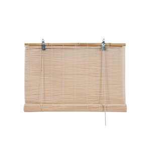 Бамбуковая рулонная штора, 80х160 см, цвет натуральный