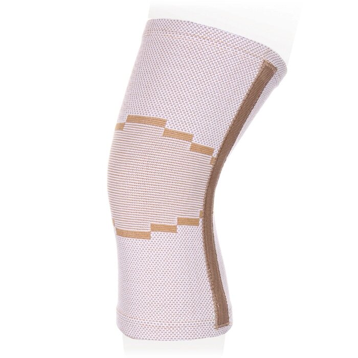 Бандаж эластичный на коленный сустав Ttoman KS-E02, цвет бежевый, размер L от компании Интернет-гипермаркет «MALL24» - фото 1