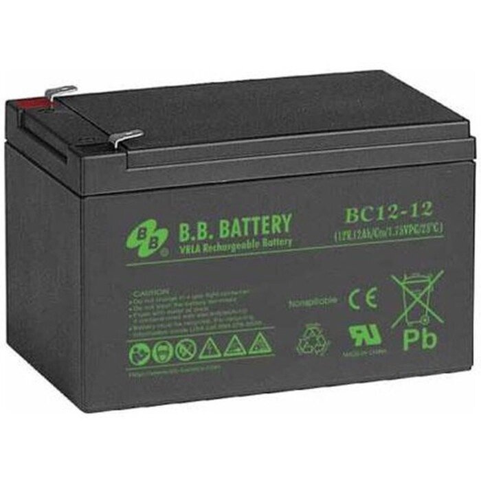 Батарея для ИБП BB BC 12-12, 12 В, 12 Ач от компании Интернет-гипермаркет «MALL24» - фото 1