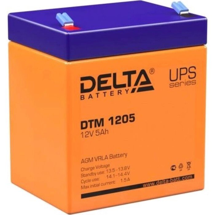 Батарея для ИБП Delta DTM 1205, 12 В, 5 Ач от компании Интернет-гипермаркет «MALL24» - фото 1