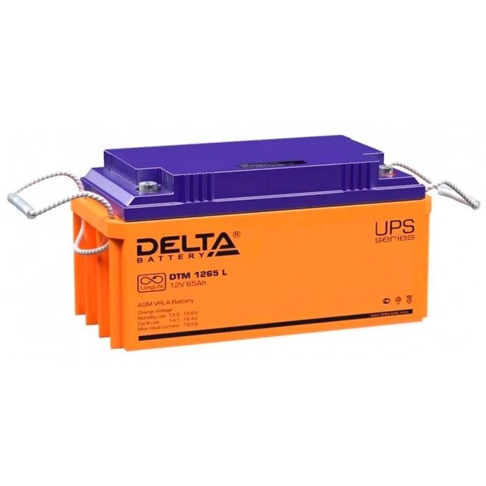 Батарея для ИБП Delta DTM 1265 L, 12 В, 65 Ач от компании Интернет-гипермаркет «MALL24» - фото 1