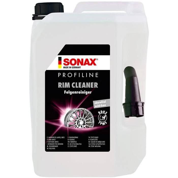 Бескислотное средство для очистки колесных дисков SONAX ProfiLine PLUS, 5 л, 230500 от компании Интернет-гипермаркет «MALL24» - фото 1