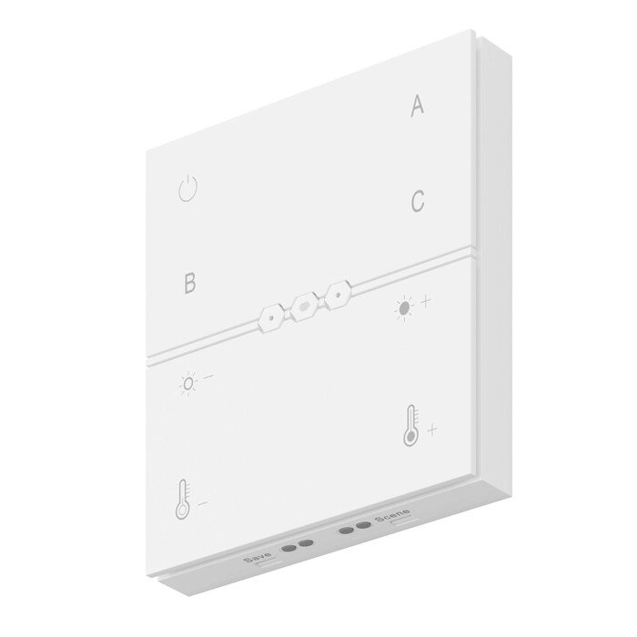 Беспроводная панель управления Technical DRC034-8-W, 9,1х8,6х1,5 см, цвет белый от компании Интернет-гипермаркет «MALL24» - фото 1