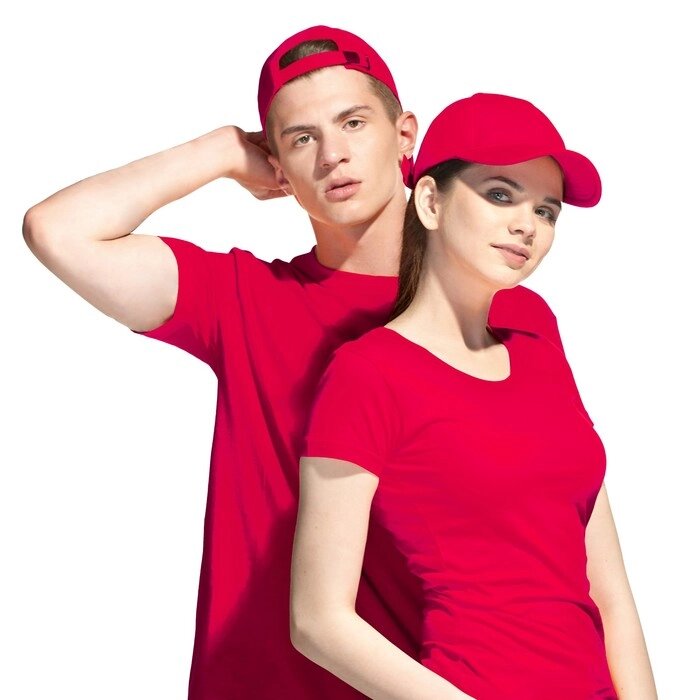 Бейсболка, размер 56-58, цвет красный от компании Интернет-гипермаркет «MALL24» - фото 1