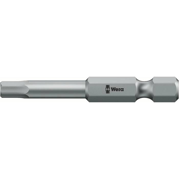 Бита WERA WE-059628, HEX2x89 мм, хвостовик 1/4", вязкая твердость, внешний шестигранник от компании Интернет-гипермаркет «MALL24» - фото 1