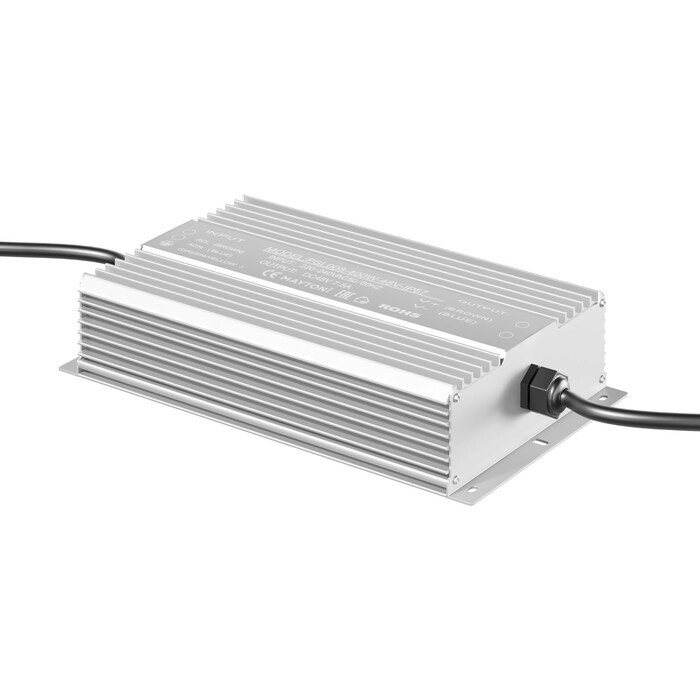 Блок питания Technical PSL008-400W-48V-IP67 Power Supply Magnetic, 235х120х45 мм, 400Вт, цвет серебро от компании Интернет-гипермаркет «MALL24» - фото 1