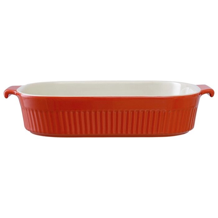 Блюдо для запекания soft ripples, 29,2х18,2 см, красное от компании Интернет-гипермаркет «MALL24» - фото 1