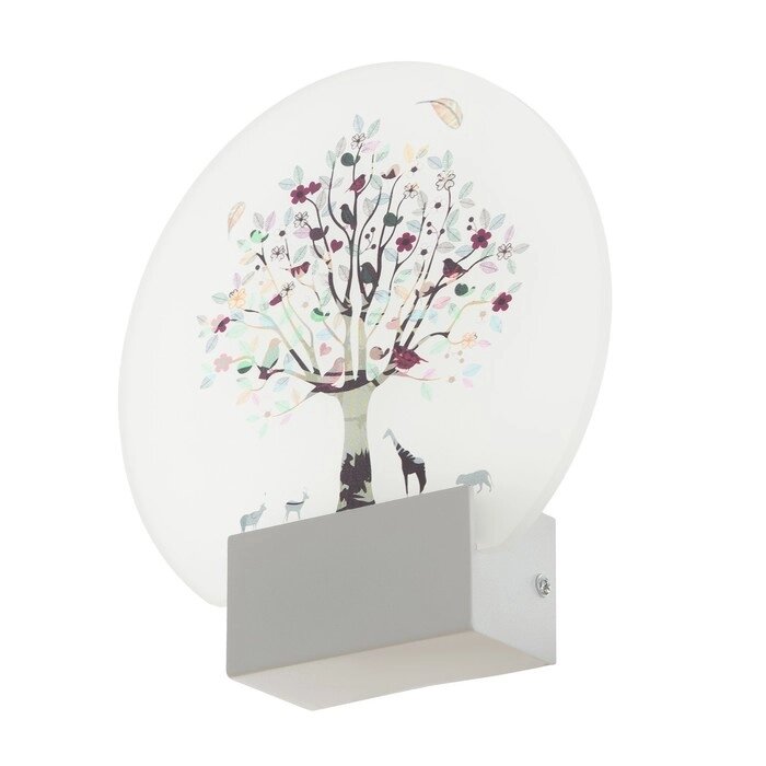 Бра "Цветочное дерево" LED 6Вт 4000К белый 19,5х6х19,5 см от компании Интернет-гипермаркет «MALL24» - фото 1