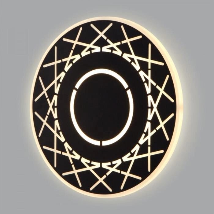Бра Ilios, 17Вт LED 4200К, 600лм, цвет чёрный от компании Интернет-гипермаркет «MALL24» - фото 1