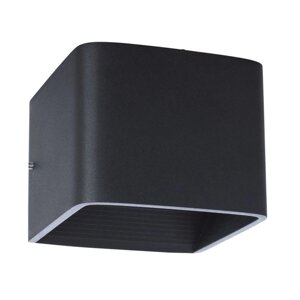 Бра scatola, 5вт LED, 3000к, 300лм, цвет чёрный