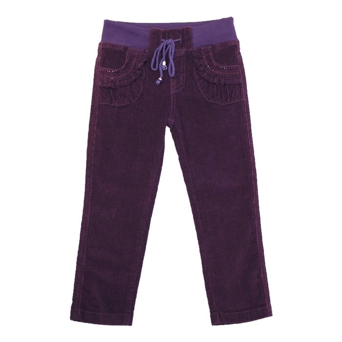 Брюки для девочек, рост 86 см, цвет фиолетовый от компании Интернет-гипермаркет «MALL24» - фото 1