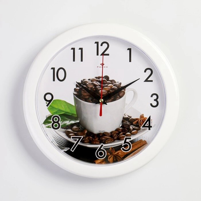 Часы настенные, серия: Кухня, "Зерна кофе", 25 см от компании Интернет-гипермаркет «MALL24» - фото 1