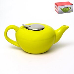 Чайник с фильтром Elrington "Феличита", 1 л, цвет лимонный