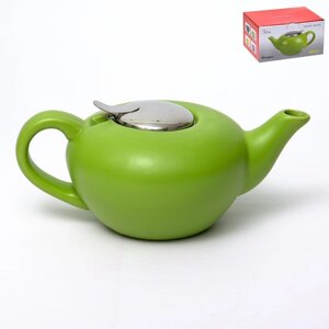 Чайник с фильтром Elrington "Феличита", 1 л, цвет зелёный