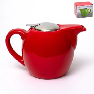 Чайник с фильтром Elrington "Феличита", цвет красный, 1.3 л