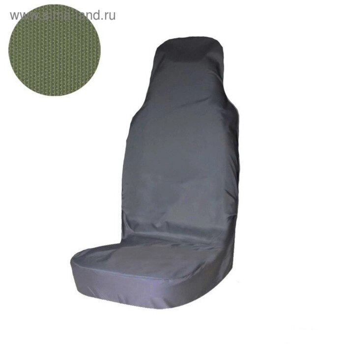 Чехол грязезащитный на переднее сиденье Tplus для УАЗ ПАТРИОТ, олива (T014076) от компании Интернет-гипермаркет «MALL24» - фото 1