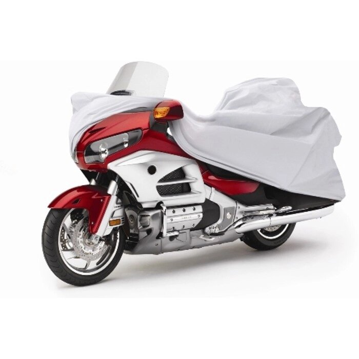 Чехол-тент для мотоциклов Touring 260х100х130 см (XXL), серебряный от компании Интернет-гипермаркет «MALL24» - фото 1