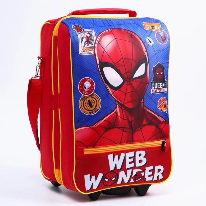 Чемодан детский "Человек-паук", 32 x 23 x 42 см, отдел на молнии, н/карман, MARVEL от компании Интернет-гипермаркет «MALL24» - фото 1