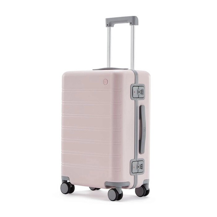 Чемодан NINETYGO Manhattan Frame Luggage, 20", 39л, TSA замок, розовый от компании Интернет-гипермаркет «MALL24» - фото 1