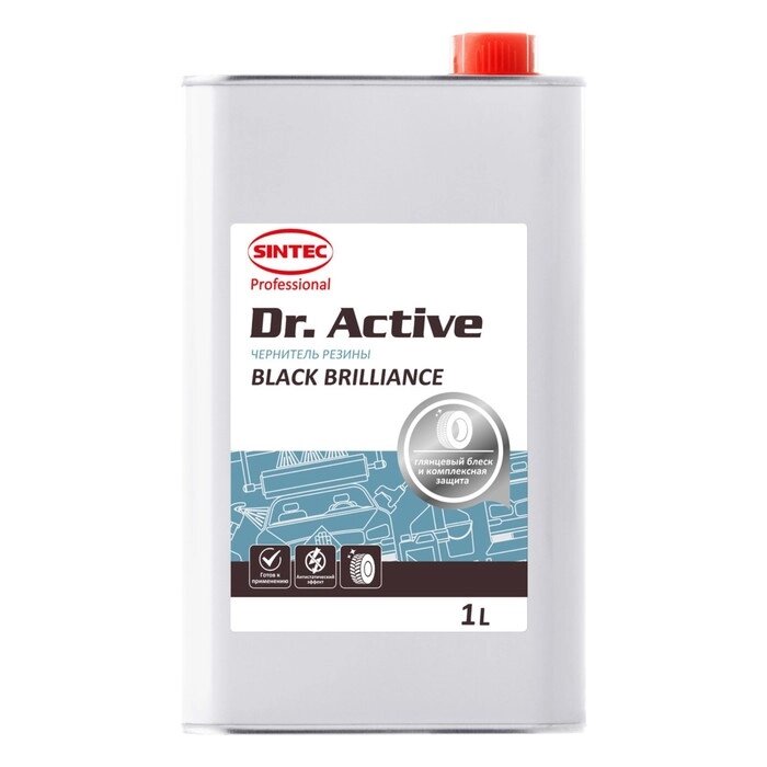 Чернитель шин Sintec Dr. Active Black Brilliance, 1 л от компании Интернет-гипермаркет «MALL24» - фото 1