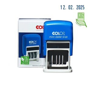 Датер автоматический Colop S 120/BL Банк, высота шрифта 3,8 мм