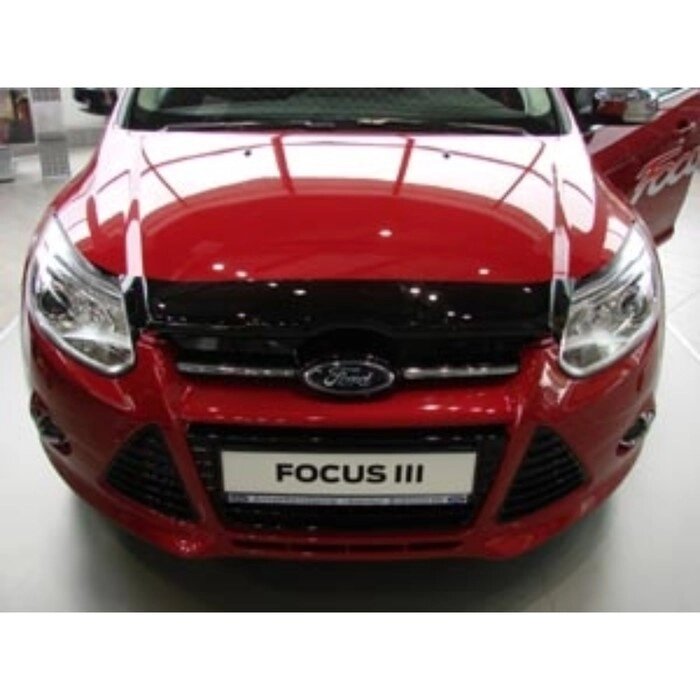 Дефлектор капота темный FORD FOCUS III 2011-2016, NLD. SFOFO31112 от компании Интернет-гипермаркет «MALL24» - фото 1