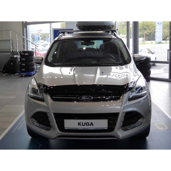 Дефлектор капота темный FORD KUGA 2013-2016, NLD. SFOKUG1312 от компании Интернет-гипермаркет «MALL24» - фото 1