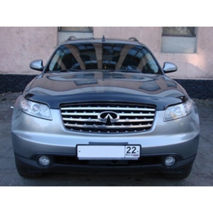 Дефлектор капота темный INFINITI FX35/FX45 2003-2008, от компании Интернет-гипермаркет «MALL24» - фото 1