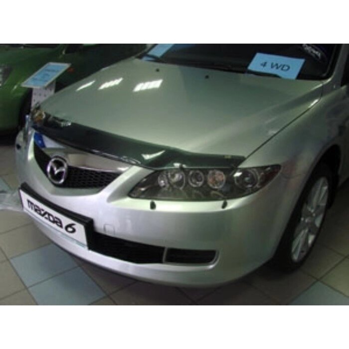 Дефлектор капота темный MAZDA 6/Atenza 2002-2007, NLD. SMAMA60512 от компании Интернет-гипермаркет «MALL24» - фото 1