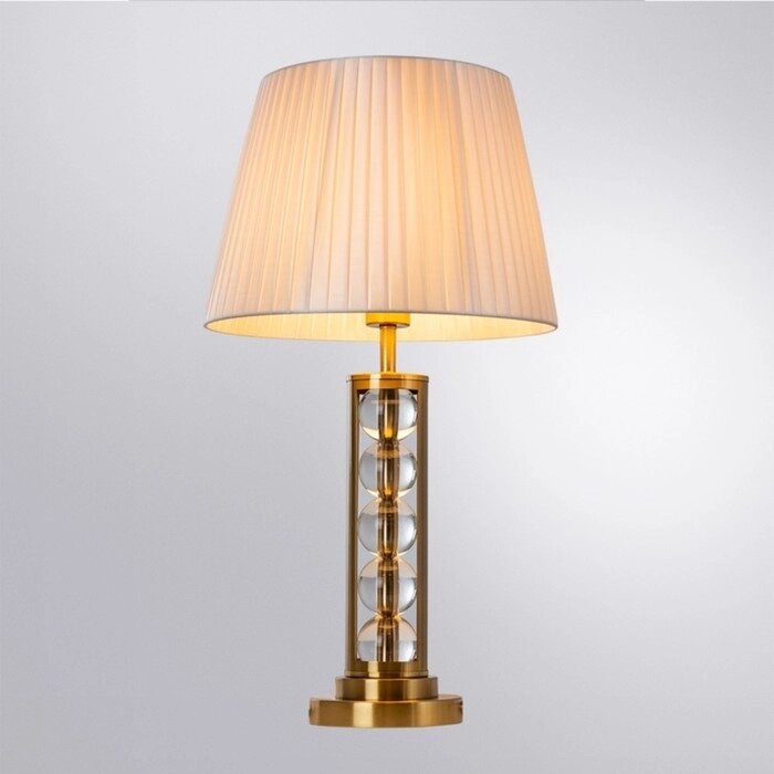 Декоративная настольная лампа Arte Lamp Jessica A4062LT-1PB, E27, 60 Вт, 35х35х65 см, медный от компании Интернет-гипермаркет «MALL24» - фото 1