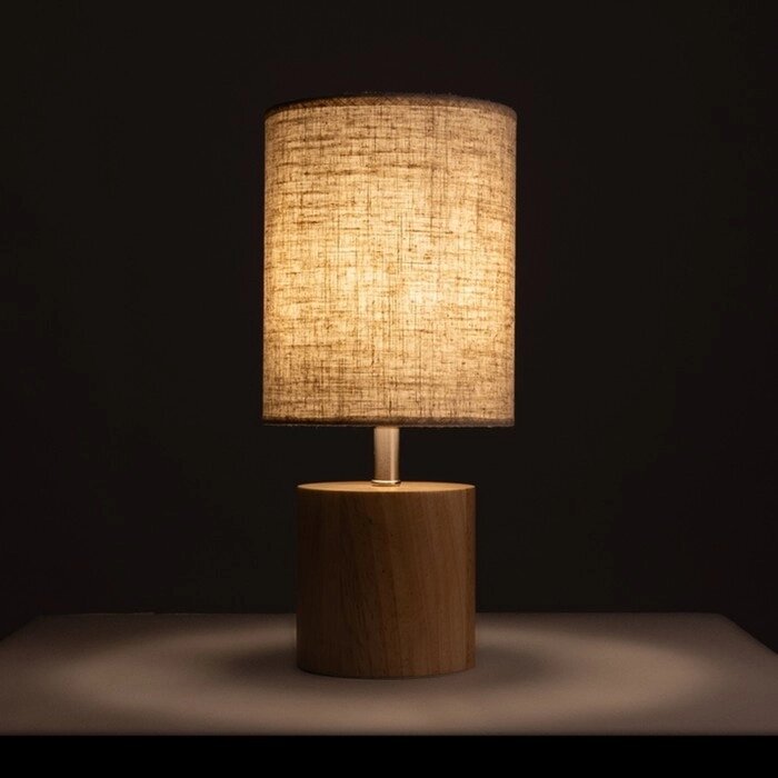 Декоративная настольная лампа Arte Lamp Jishui A5036LT-1BR, E27, 60 Вт, 18х18х40 см, золотистый, бежевый от компании Интернет-гипермаркет «MALL24» - фото 1