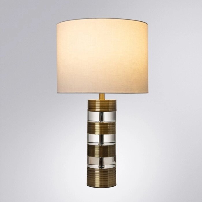 Декоративная настольная лампа Arte Lamp Maia A5057LT-1AB, E27, 60 Вт, 30х30х54 см, бронза от компании Интернет-гипермаркет «MALL24» - фото 1