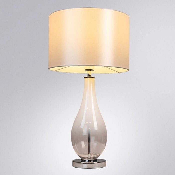 Декоративная настольная лампа Arte Lamp Naos A5043LT-1WH, E27, 60 Вт, 36х36х66 см, хром от компании Интернет-гипермаркет «MALL24» - фото 1