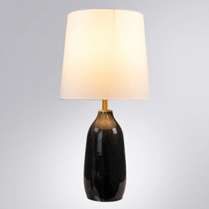 Декоративная настольная лампа Arte Lamp Rukbat A5046LT-1BK, E27, 60 Вт, 30х30х60 см, чёрный