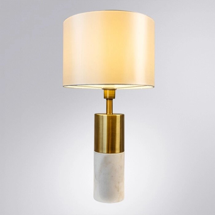 Декоративная настольная лампа Arte Lamp Tianyi A5054LT-1PB, E27, 60 Вт, 36х36х67 см, медный, серый от компании Интернет-гипермаркет «MALL24» - фото 1