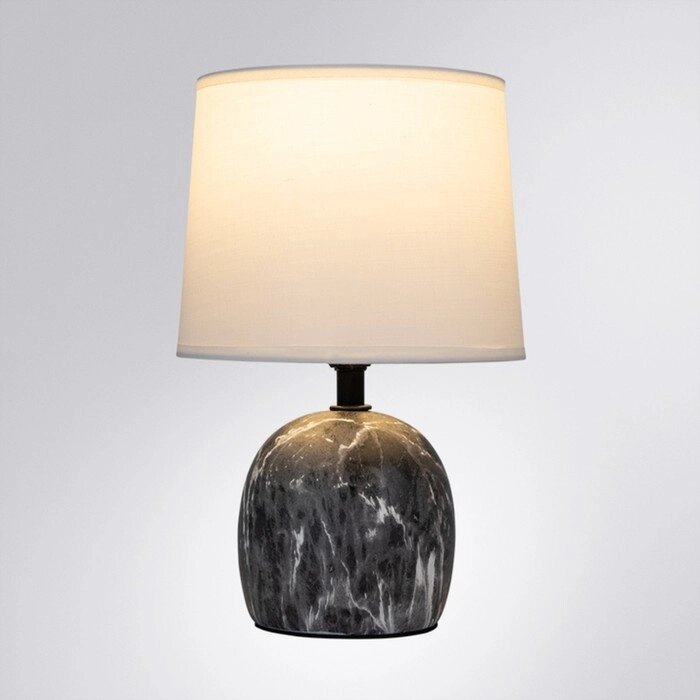 Декоративная настольная лампа Arte Lamp Titawin A5022LT-1GY, E14, 40 Вт, 16х16х25 см, серый от компании Интернет-гипермаркет «MALL24» - фото 1