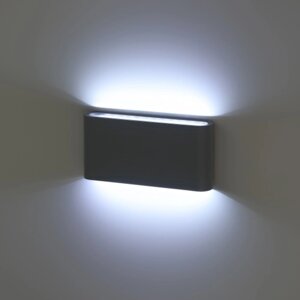 Декоративная подсветка светодиодная 10Вт 3500К серый IP54 для интерьера, фасадов зданий