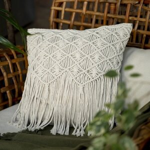 Декоративная подушка "Сеута", размер 45х45 см, цвет серый