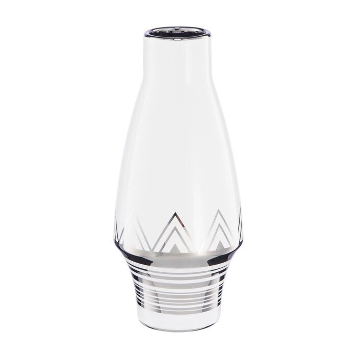 Декоративная ваза "Геометрия", 111125 см, цвет белый с серебром от компании Интернет-гипермаркет «MALL24» - фото 1