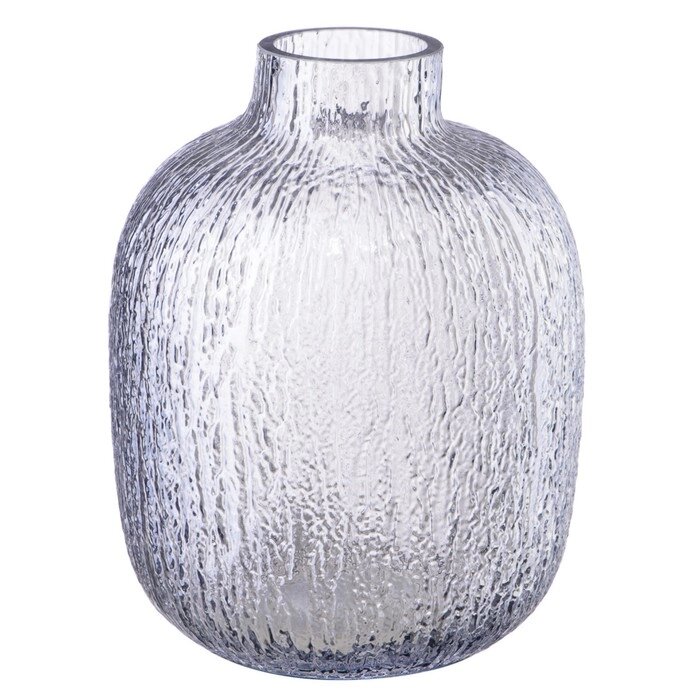 Декоративная ваза из цветного стекла, 170170230 мм, цвет голубой от компании Интернет-гипермаркет «MALL24» - фото 1