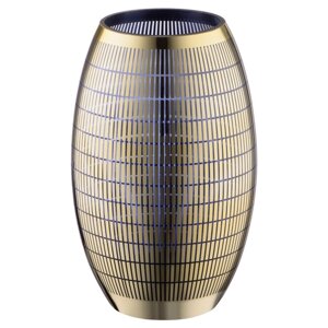 Декоративная ваза из стекла с золотым напылением, 143143235 мм, цвет золотой