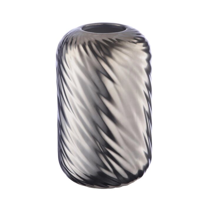 Декоративная ваза "Волна", 121220 см, цвет серебряный от компании Интернет-гипермаркет «MALL24» - фото 1