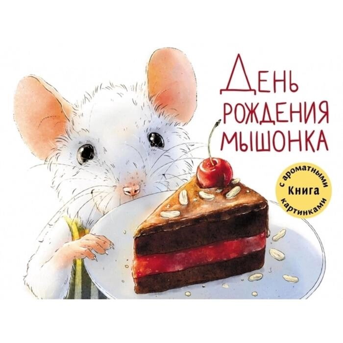 День рождения Мышонка. Книга с ароматными картинками от компании Интернет-гипермаркет «MALL24» - фото 1