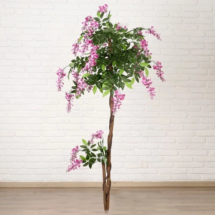 Дерево искусственное глициния витая 160 см d цветка=3,5 см от компании Интернет-гипермаркет «MALL24» - фото 1