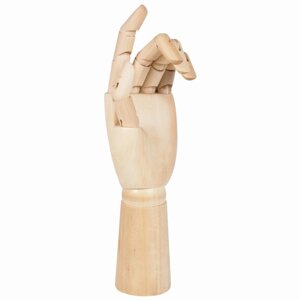 Деревянная фигура "Анатомические детали: Рука левая мужская", высота 30 см, BRAUBERG