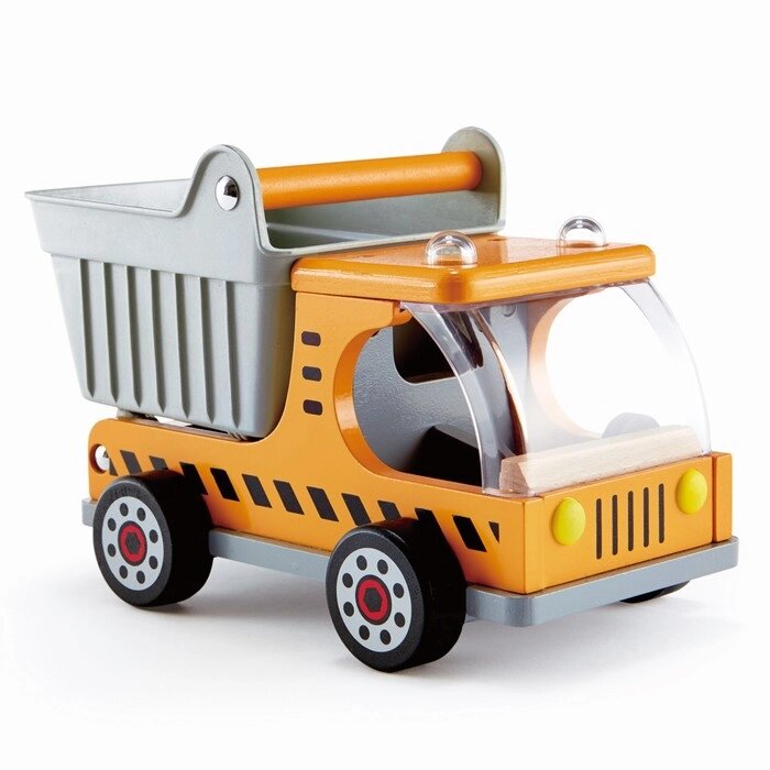 Деревянная игрушка грузовик "Самосвал на стройке" от компании Интернет-гипермаркет «MALL24» - фото 1